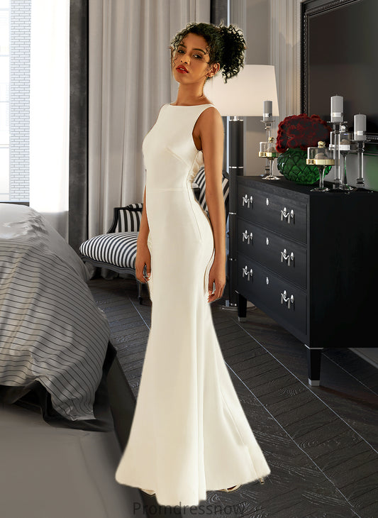 Isabell Trumpet/Mermaid Scoop Neck Floor-Length Wedding Dress HPP0013727