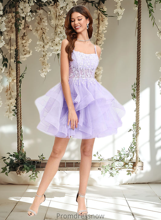 Bailey Ball-Gown/Princess Sweetheart Short Tulle Homecoming Dress HPP0025677