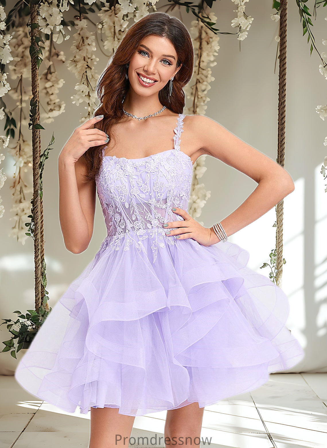 Bailey Ball-Gown/Princess Sweetheart Short Tulle Homecoming Dress HPP0025677