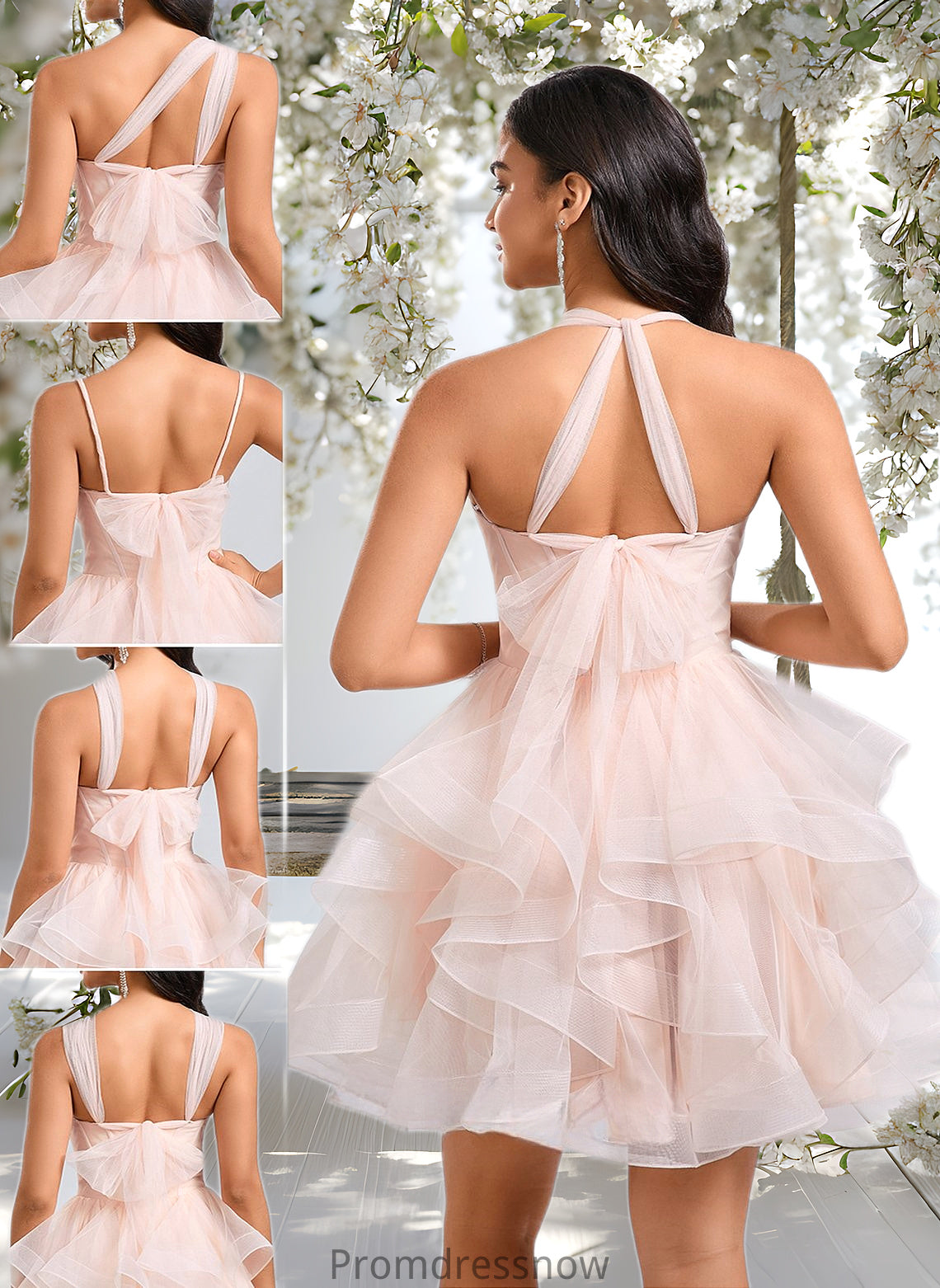 Sydney Ball-Gown/Princess Sweetheart Short Tulle Homecoming Dress HPP0025667