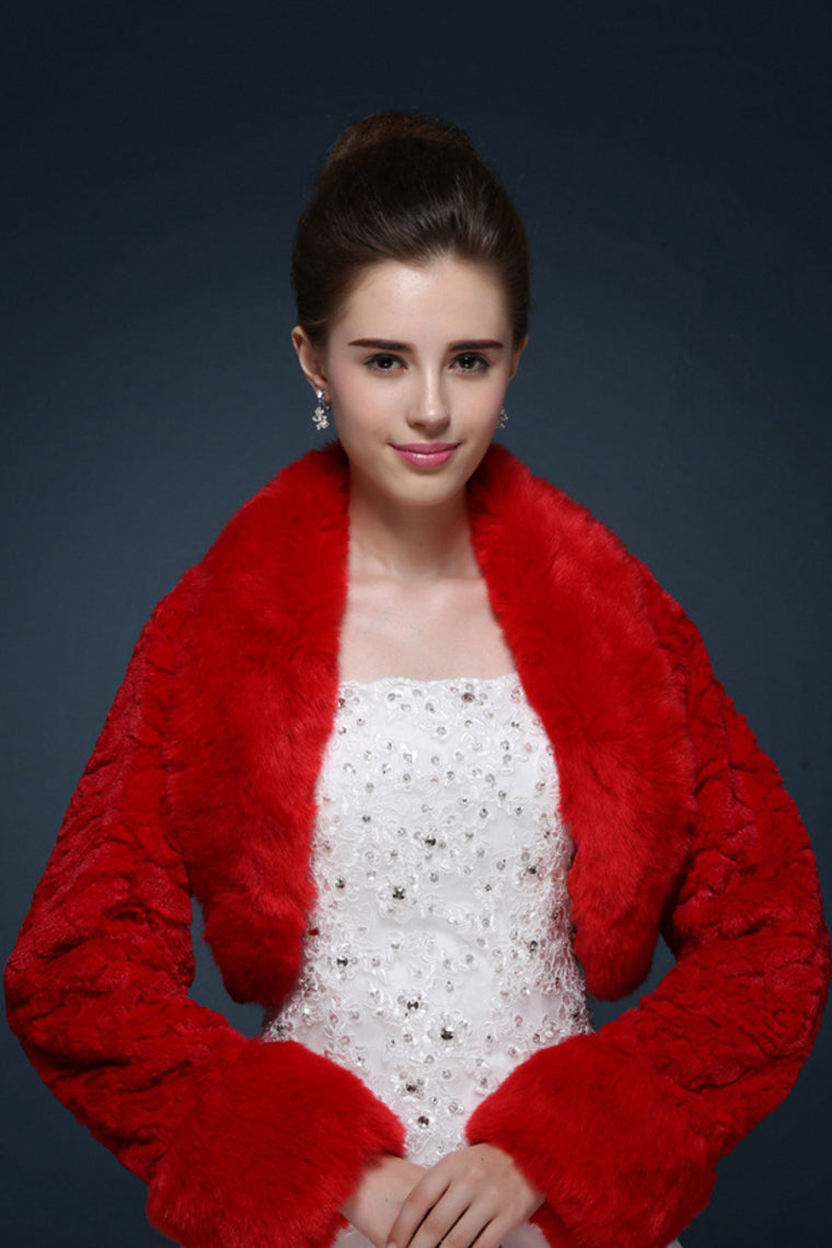 Winter Wedding Faux Fur Coat Wedding Wraps