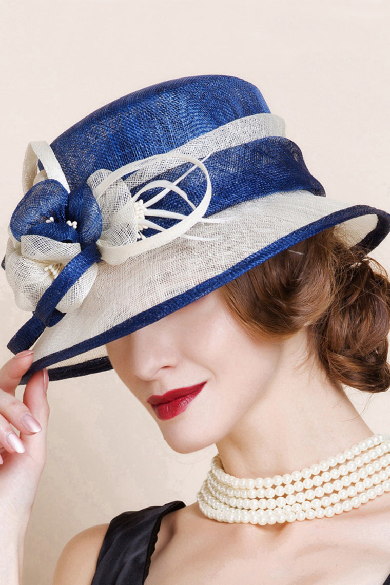 Ladies' Pretty Cambric With Bowler/Cloche Hat