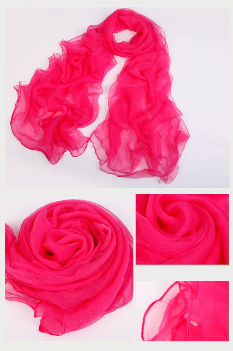 Flowing 30D Chiffon Matching Shawl Size 70*200cm