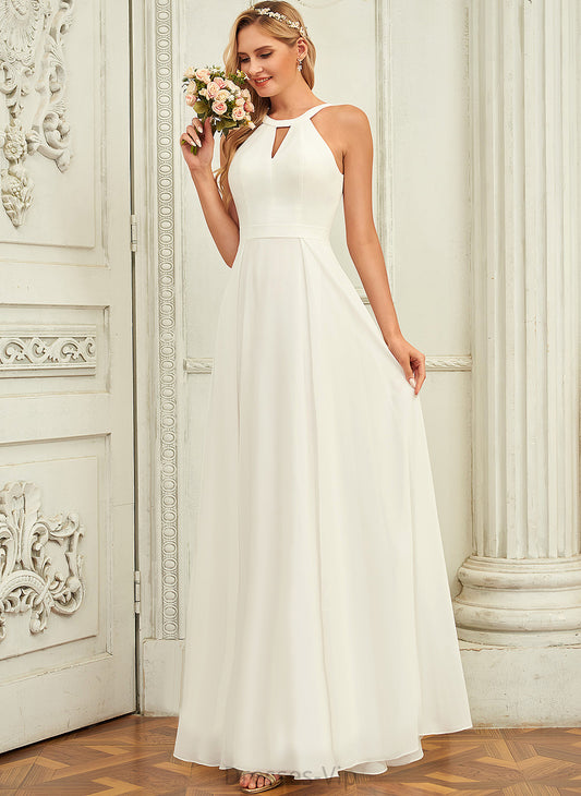 Dress Scoop A-Line Wedding Dresses Wedding Chiffon Cailyn Floor-Length