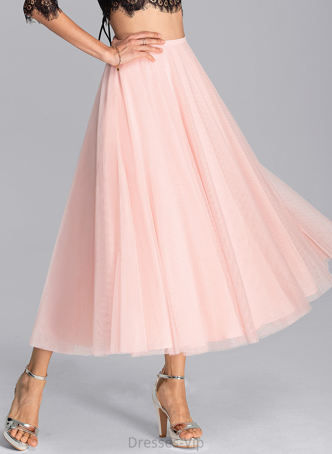 Ruth Tulle Tea-Length A-Line Cocktail Dresses Cocktail Dress