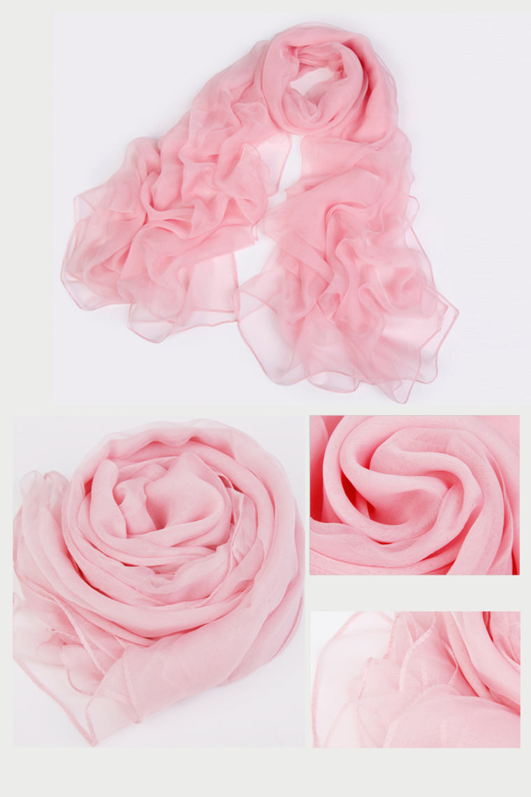 Flowing 30D Chiffon Matching Shawl Size 70*200cm