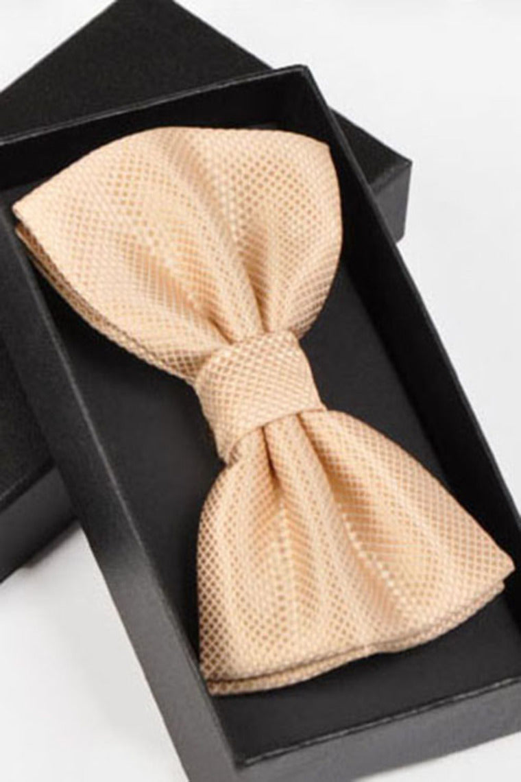 Fashion Polyester Bow Tie Champagne