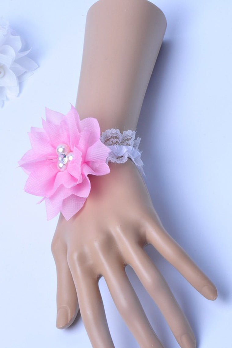 Unique Lace/Chiffon Wrist Corsage