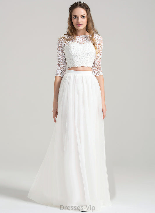 Tulle Floor-Length Lace Kaya Wedding Dresses A-Line Wedding Dress