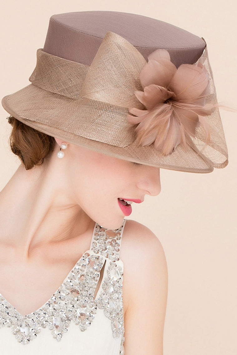 Ladies' Elegant Cambric With Bowler/Cloche Hat