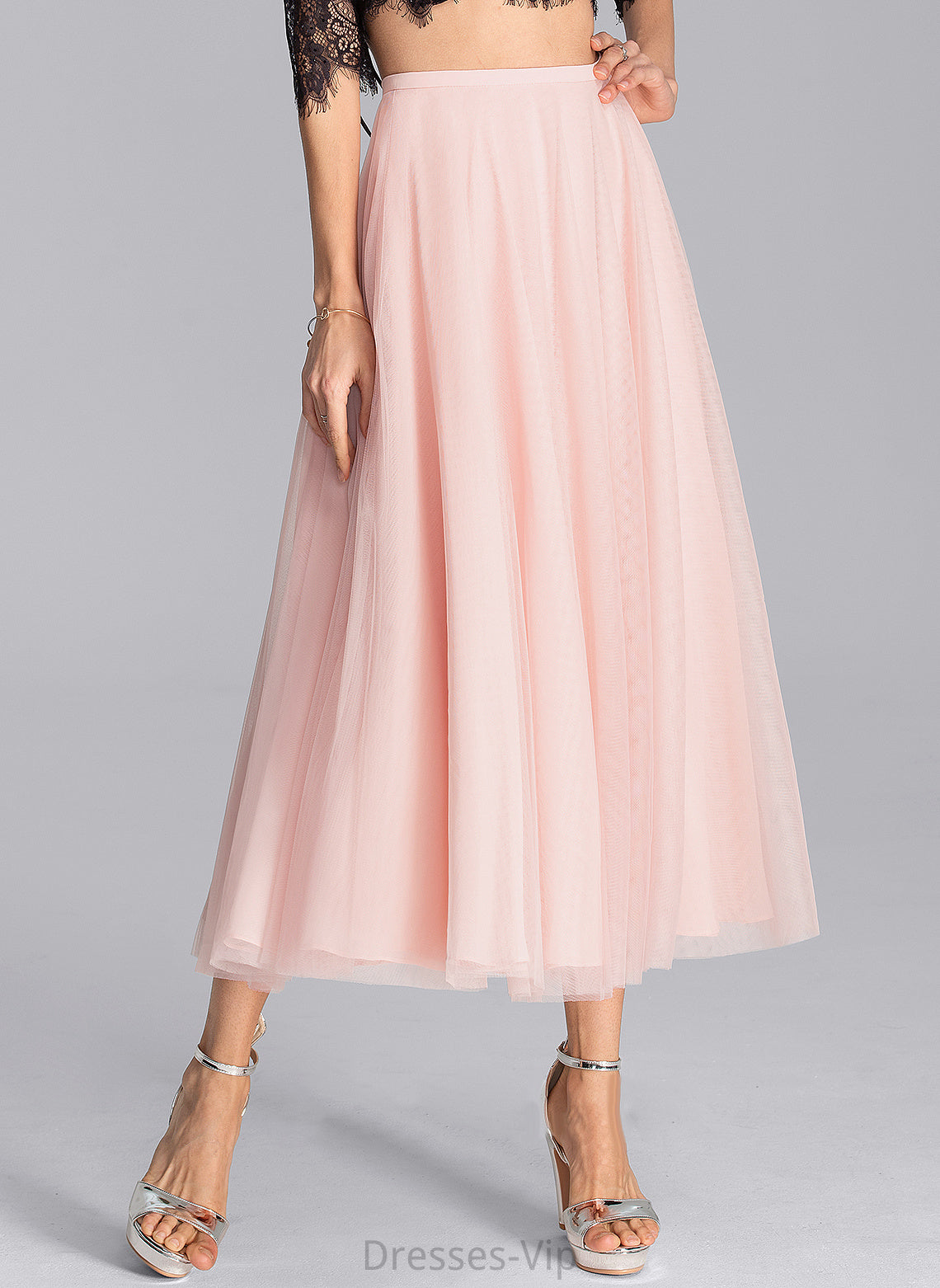 Ruth Tulle Tea-Length A-Line Cocktail Dresses Cocktail Dress