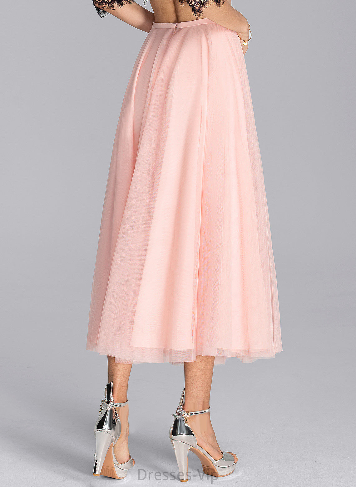 Ruth Tulle Tea-Length A-Line Cocktail Dresses Cocktail Dress