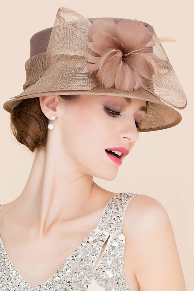 Ladies' Elegant Cambric With Bowler/Cloche Hat