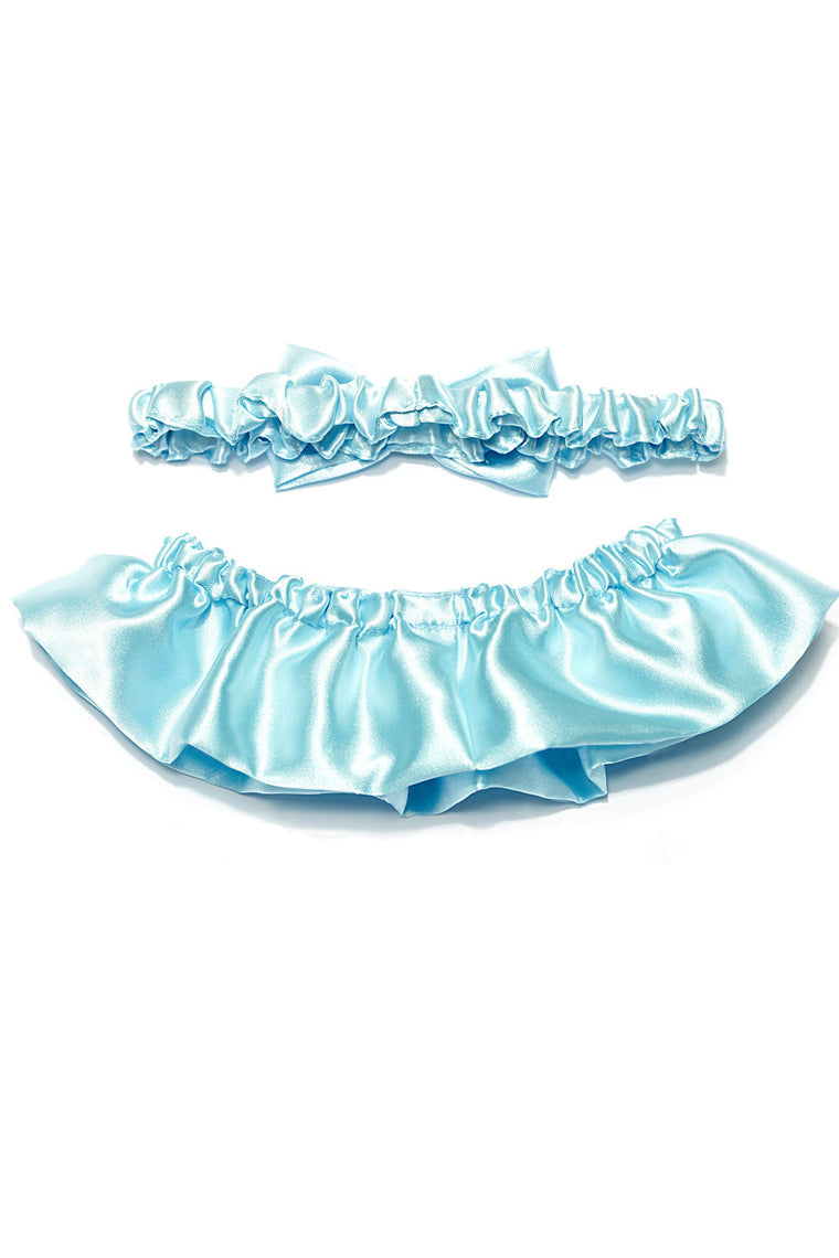 Elegant Satin Wedding Garters